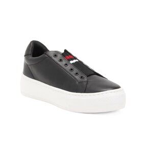 BIBI LOU Black Leather Fashion Sneakers